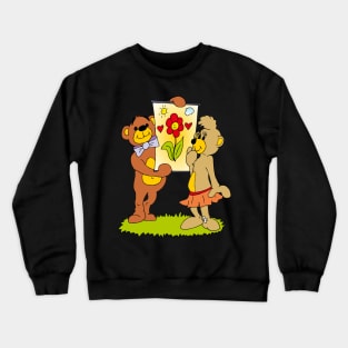 teddy bears in love Crewneck Sweatshirt